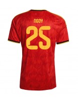 Belgia Nathan Ngoy #25 Kotipaita MM-kisat 2026 Lyhythihainen